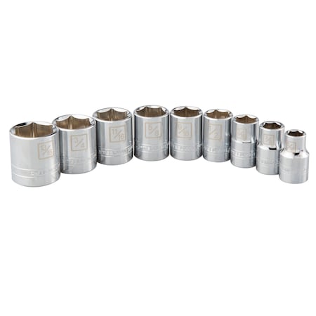 Steelman 9-Piece 3/8" Drive 6-Point SAE Socket Set 78532